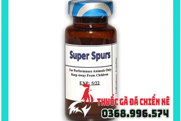 Thuốc chích cho gà đá Super Spurs - Thuốc gà đá giúp gà tăng bo lớn, tăng tốc độ, máu lửa