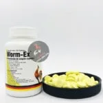 Thuốc trị giun sán gà đá WORM-EX - XỔ LÃI CAO CẤP MEXICO - Hộp 100 VIÊN NÉN